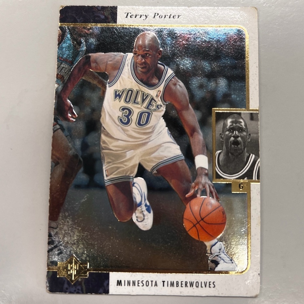 1995-96 Upper Deck SP Terry Porter #81 Minnesota Timberwolves